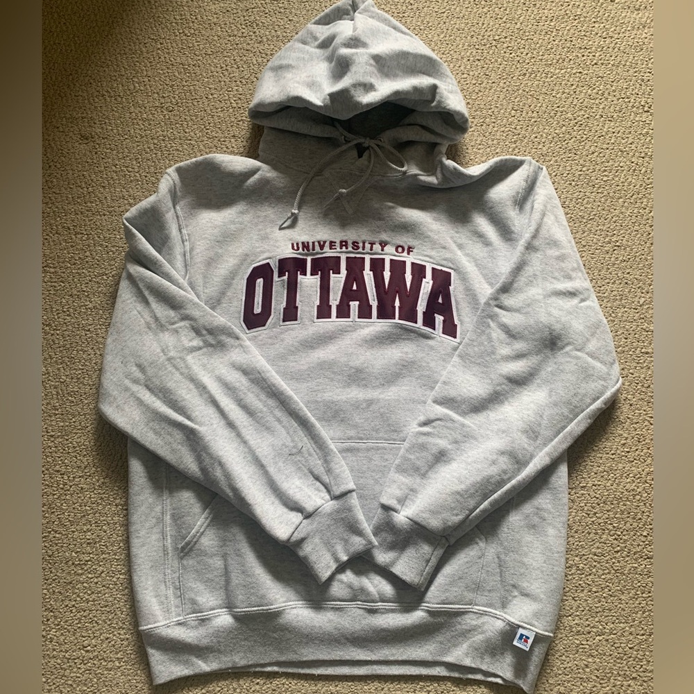UOttawa Gray University of Ottawa Hoodie